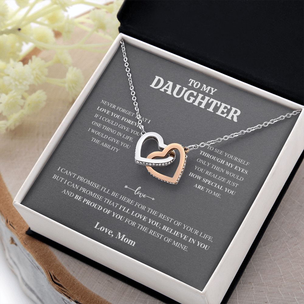 Fusional Love Necklace - To my Daughter - Love, Mom